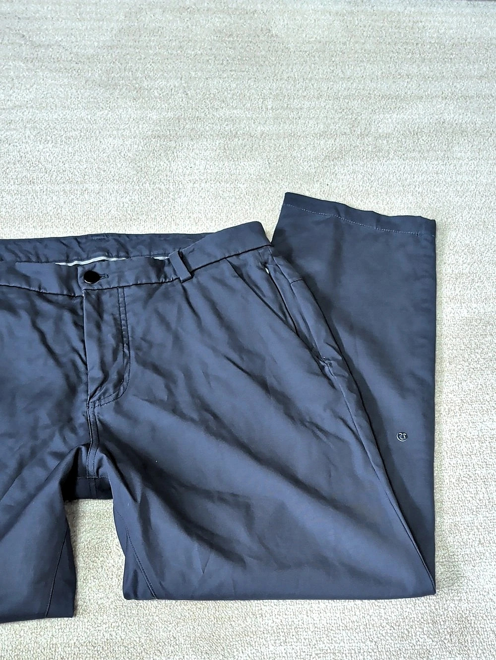 Lululemon ABC Slim-Fit Trouser *Warpstreme Blue Waist 34